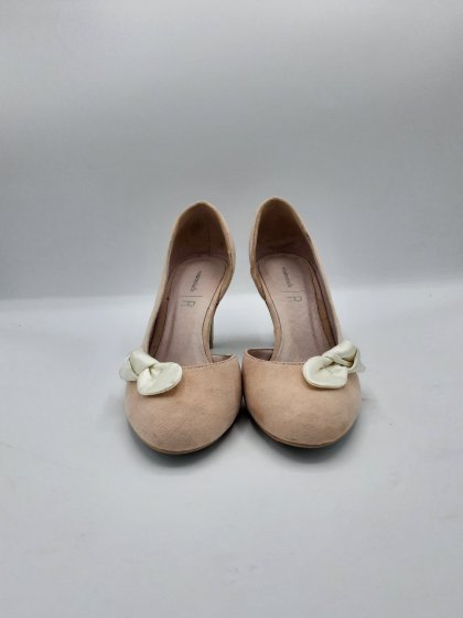 Escarpins en nubuck rose de seconde mains