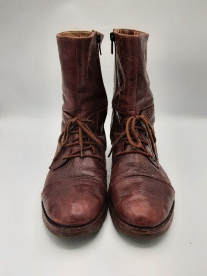Bottines CHIPIE bordeaux de seconde main