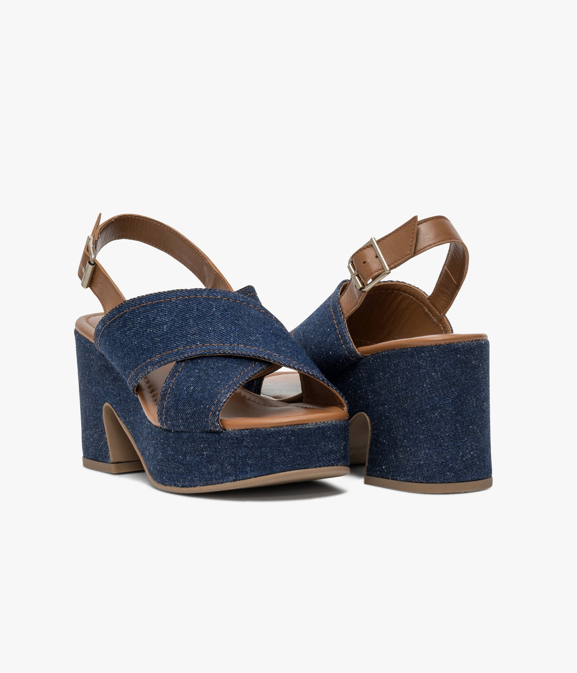 SANDALE PLUMA DENIM