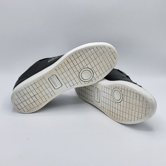 basket LACOSTE noir de seconde main