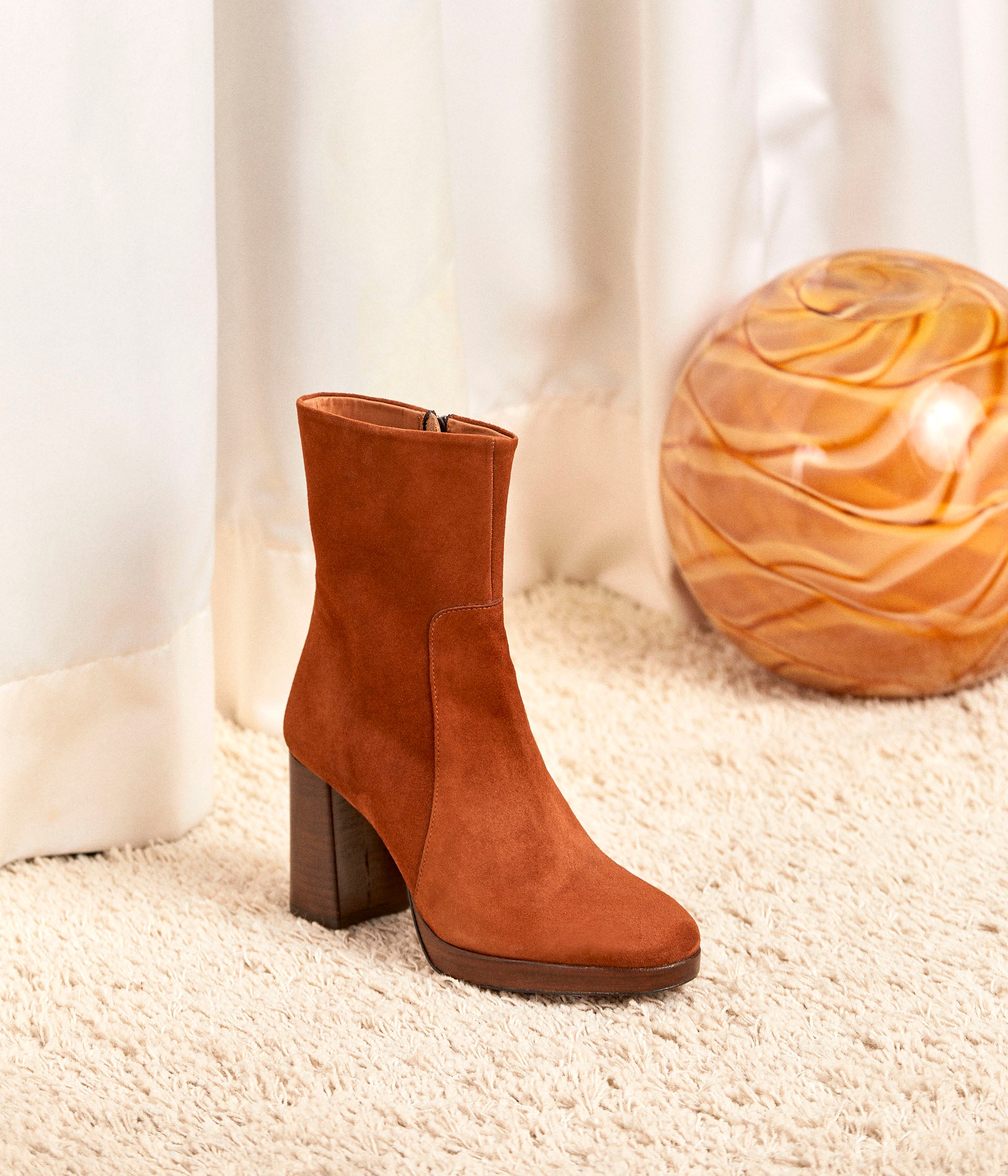 BOOTS LEONTINE COGNAC