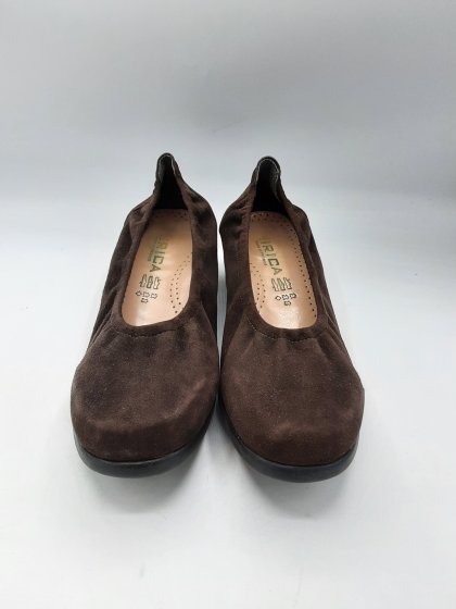 Ballerines compensées HIRIKA marron de seconde main