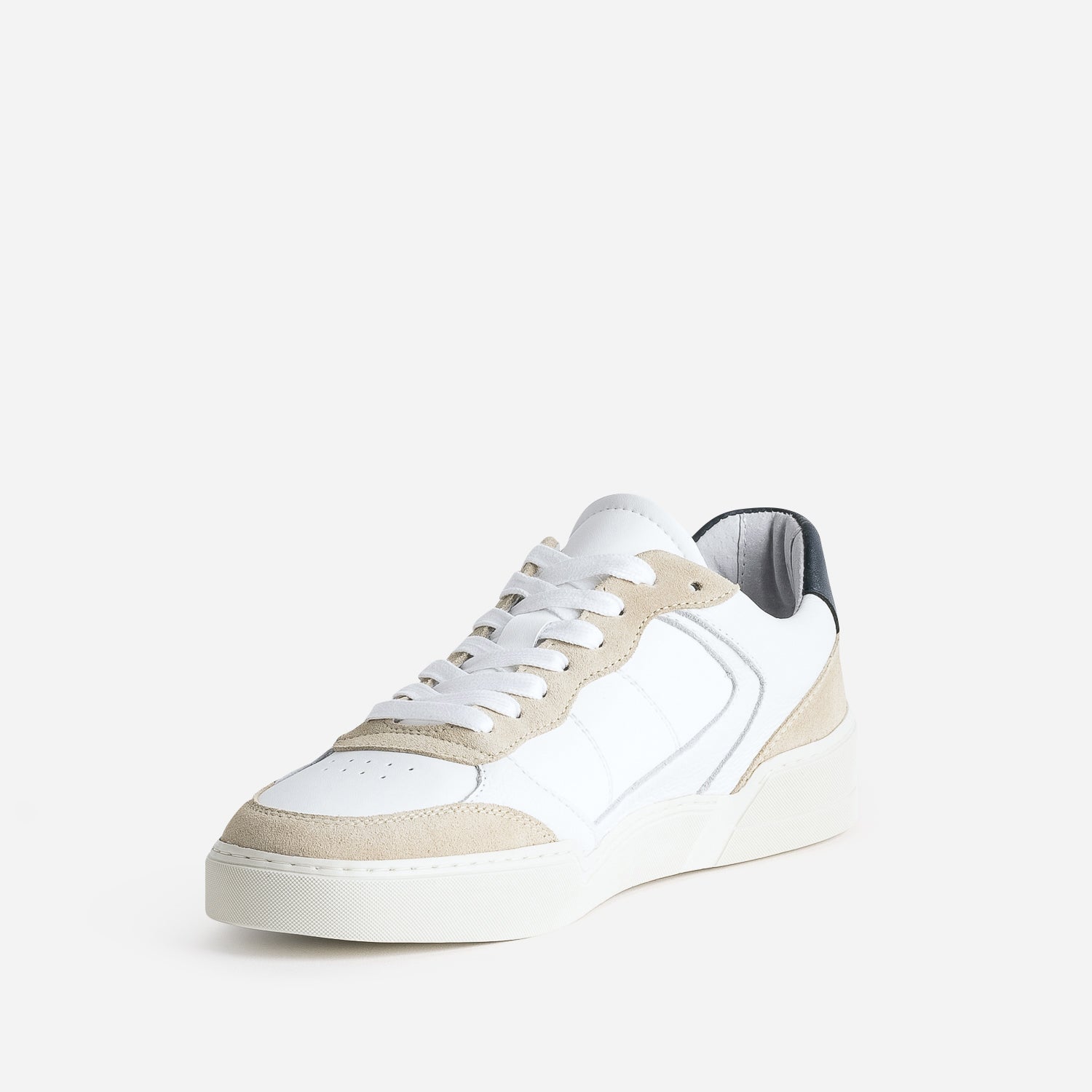 BASKET DUCAN BLANC/BEIGE