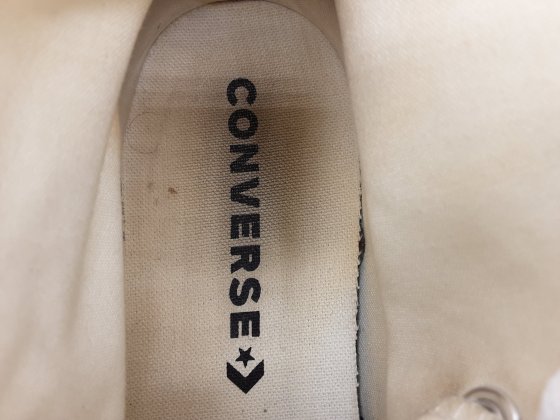 baskets montante converse blanche de seconde main