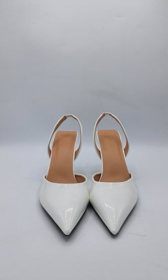 Slingbacks blanc de seconde main