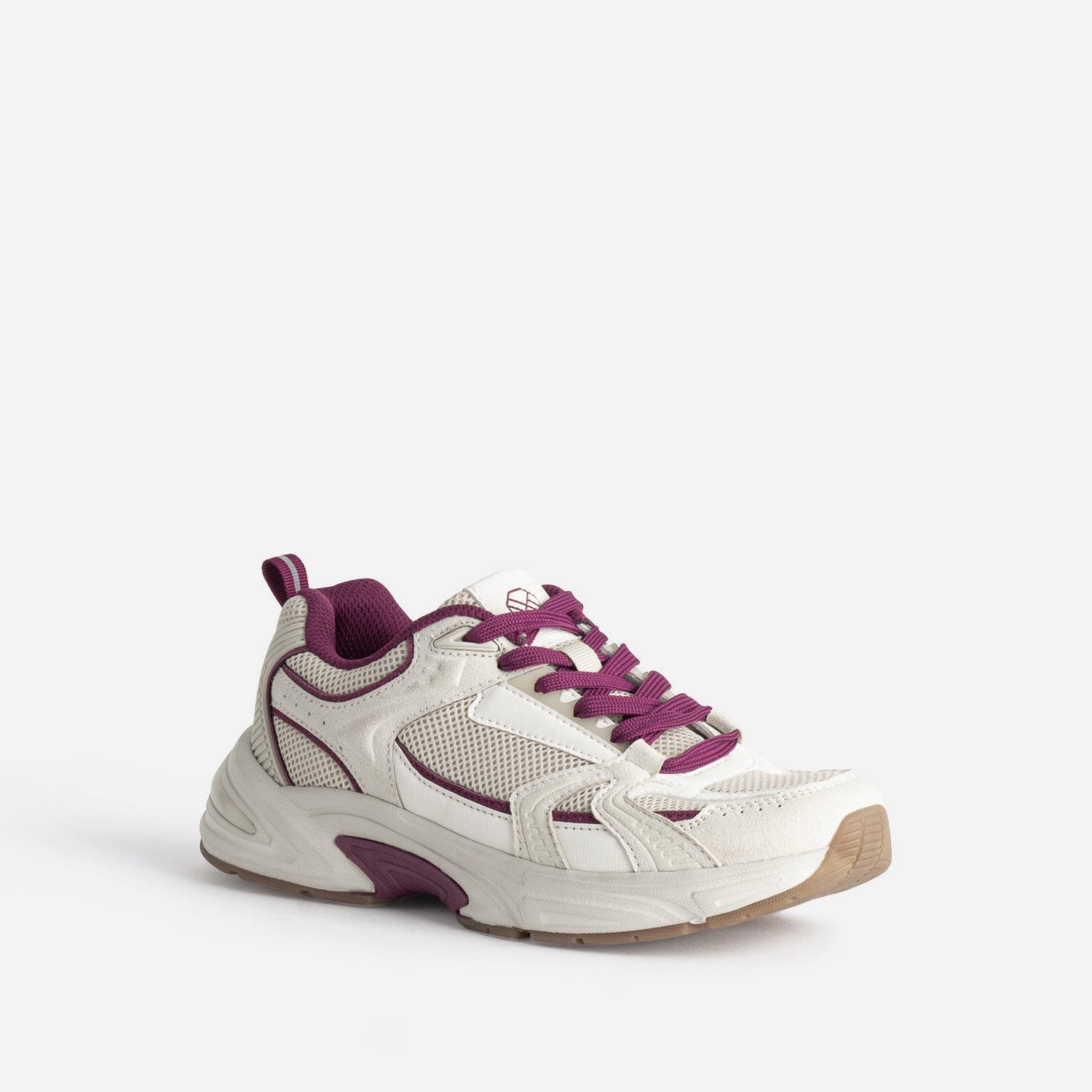 BASKET PHOEBE BEIGE/BORDEAUX