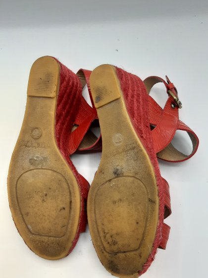 Sandales BOCAGE rouges de seconde main