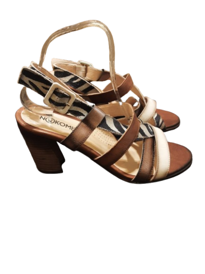 Sandales a talons camel NOKOMENTS De Seconde Main