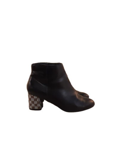Bottines à talons noires de seconde main