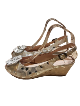 Escarpin SLINGBACK argenté de seconde main