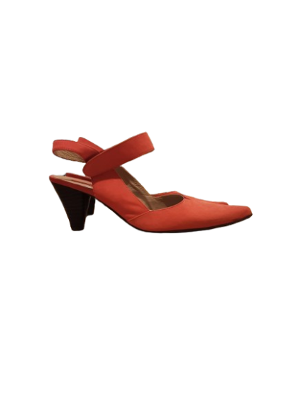 Escarpin slingback corail FUGITVE T37 de seconde main