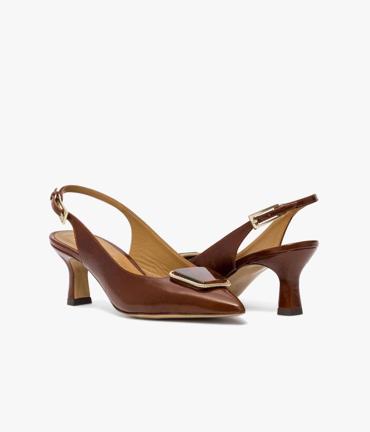 SLINGBACK CARLOTA COGNAC
