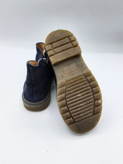 Bottines POM D'API marines de seconde main