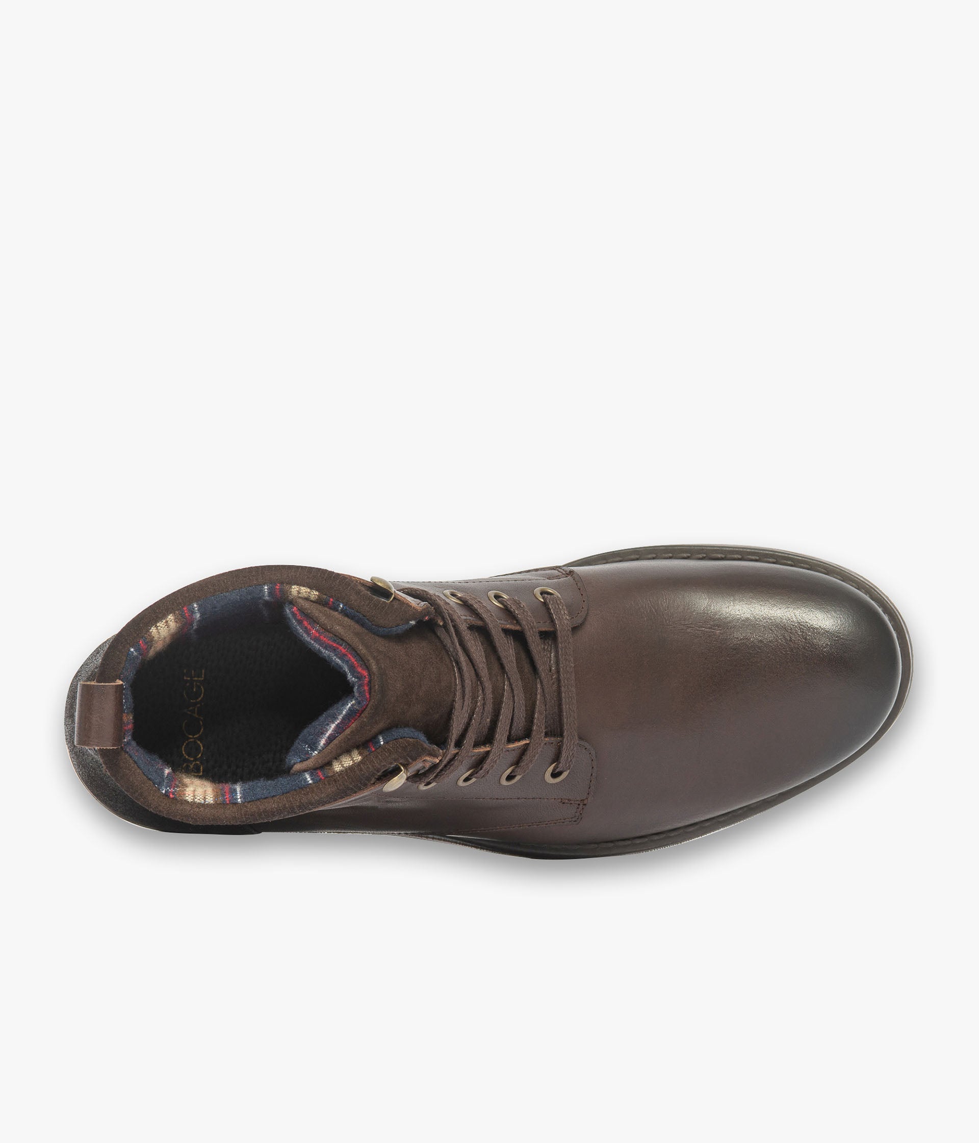 BOTTINE ROMAZY MARRON FONCE