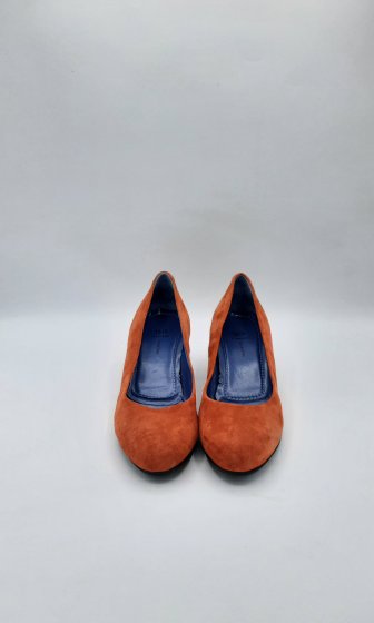 Escarpins orange de seconde main