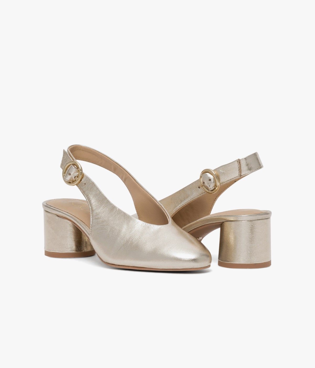 SLINGBACK DARCY PLATINE