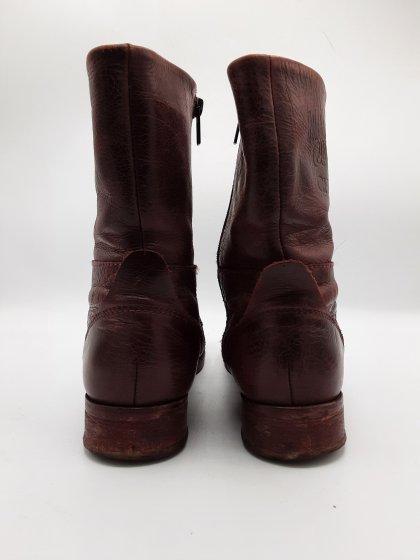 Bottines CHIPIE bordeaux de seconde main