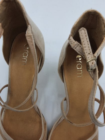 Sandales ERAM rose nude de seconde main