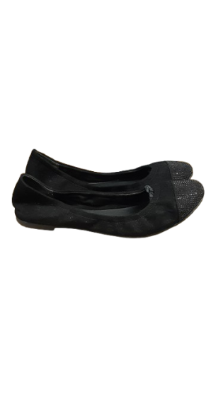 ballerine noir en velour