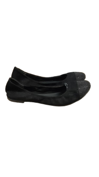 ballerine noir en velour