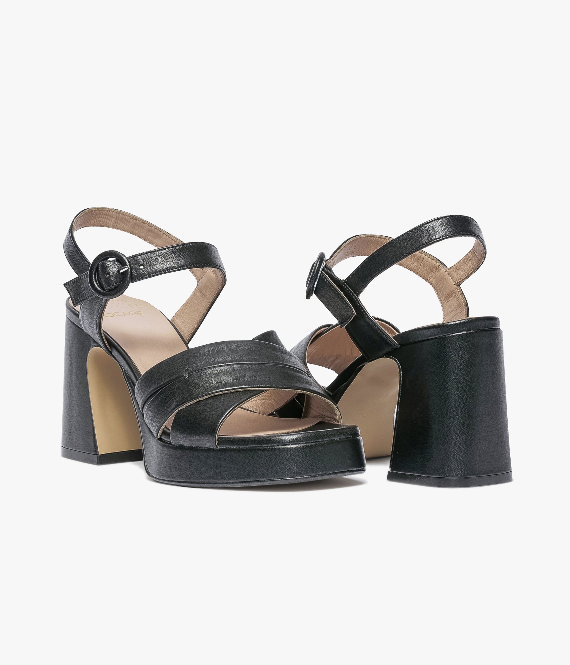 SANDALE PRUNE NOIR