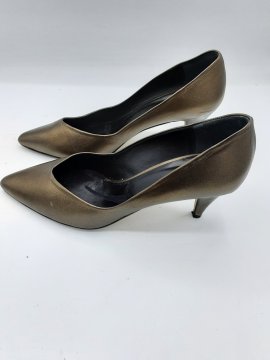 Escarpin Minelli bronze de seconde main
