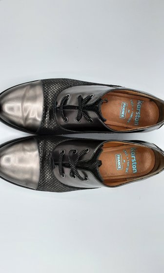 Mocassins à talons silver de seconde main