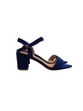 Sandale à talon bleu roi FASHION T38 de seconde main