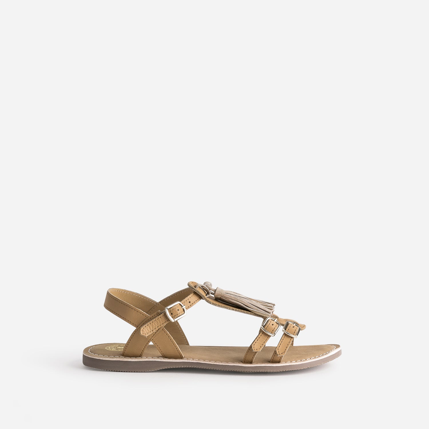 SANDALE ADELE6 MARRON CLAIR