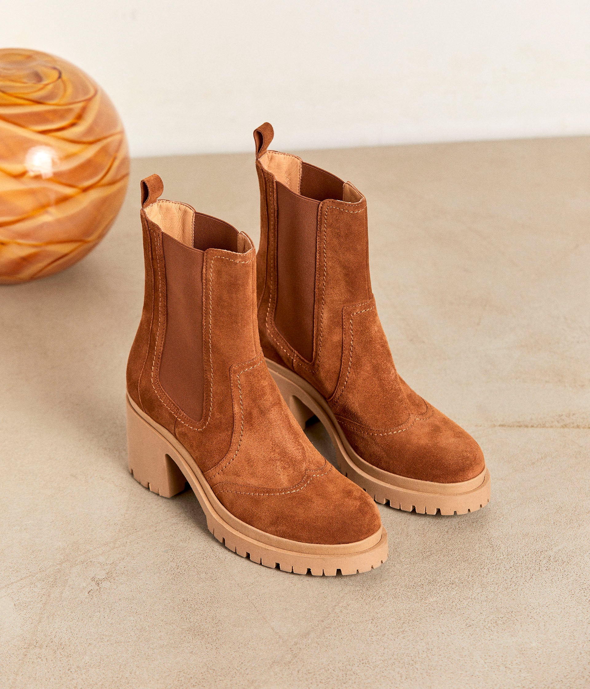 BOOTS LILIANE COGNAC