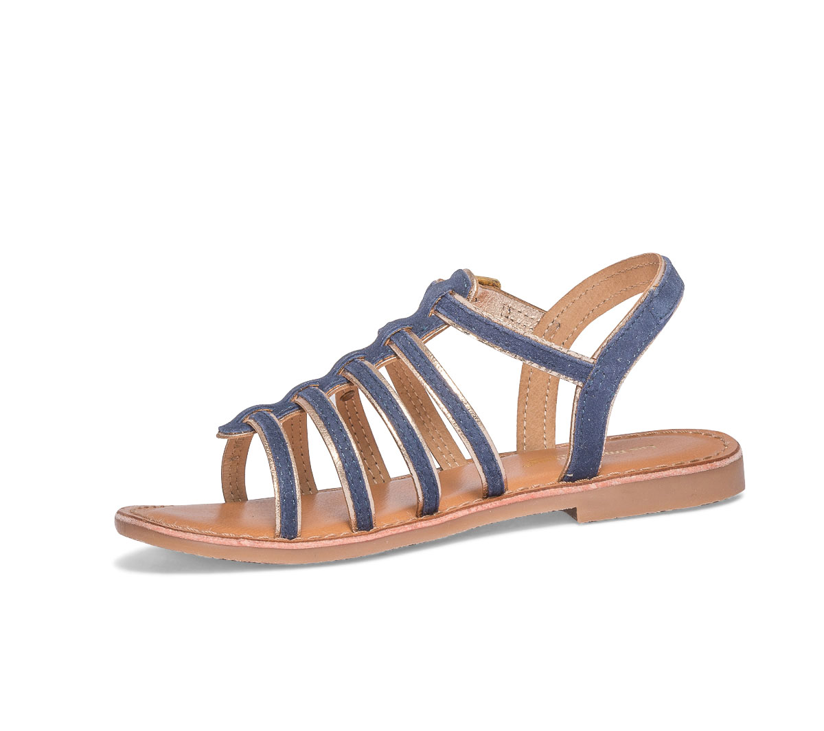 Sandale fille LES TROPÉZIENNES bleu marine