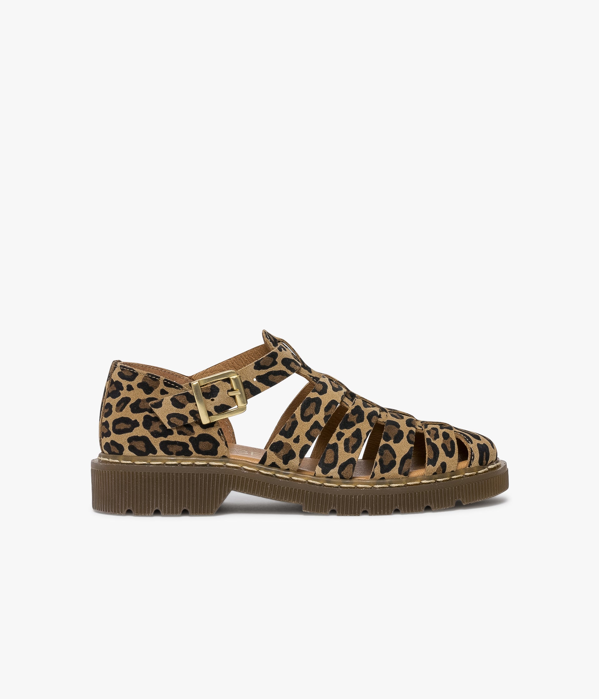 SANDALE CLAP LEOPARD