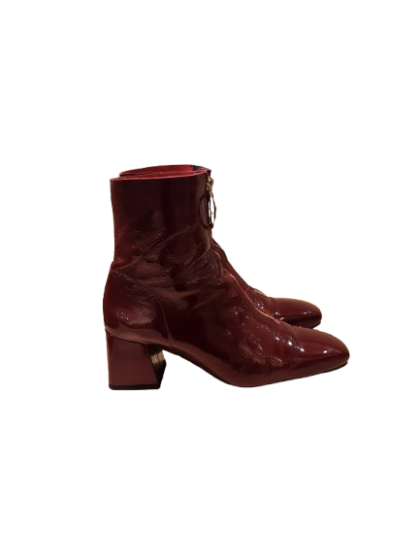 Bottines bordeaux bocage de seconde main