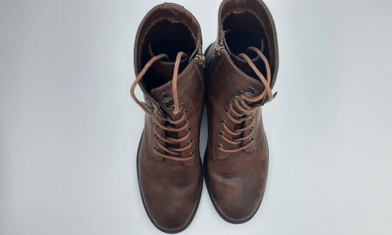Bottines plates marrons de seconde main