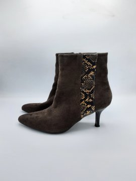 Bottines marron a talon de seconde main