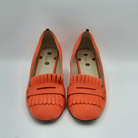 Mocassins orange de seconde main
