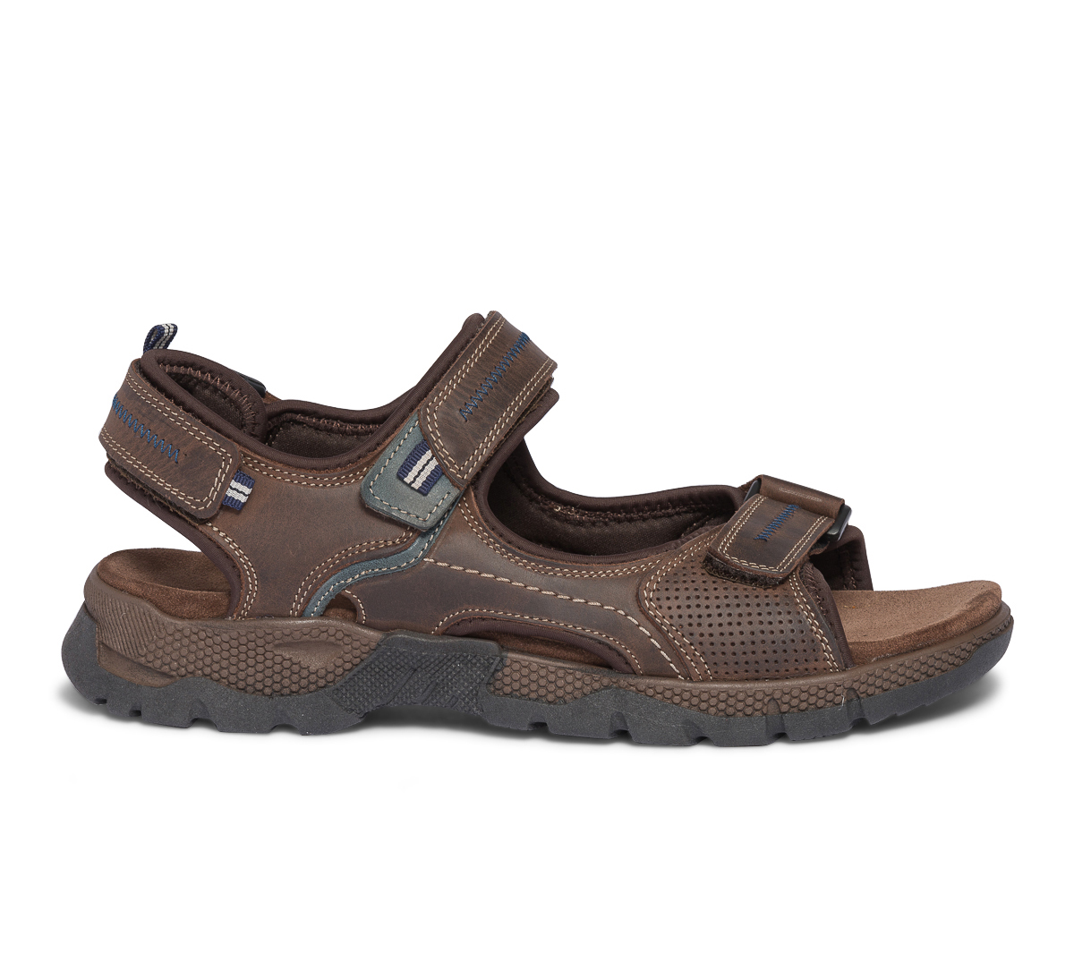 Sandale marron en cuir
