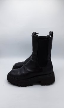 Bottines Texto noir de seconde main