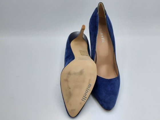 Escarpin Minelli bleu de seconde main