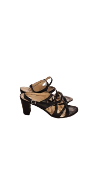 Slimback à talons cuir noir pointure 40