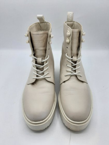 Bottines LEVI'S blanches de seconde main