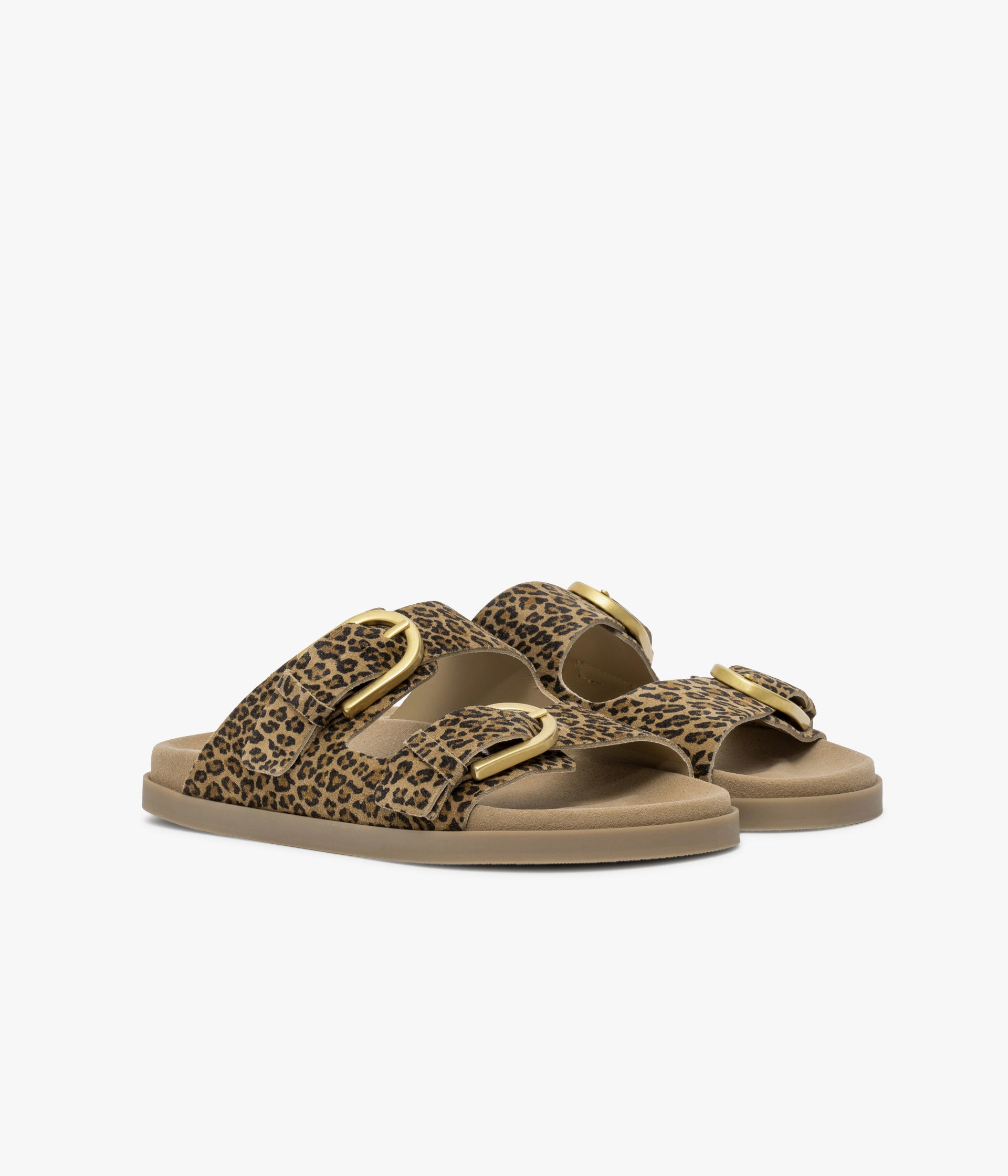 SANDALE WANILLE LEOPARD