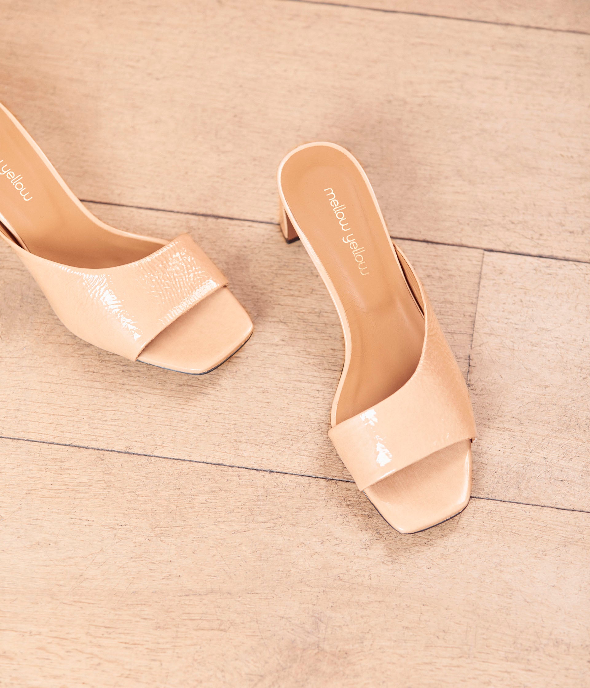 MULE BECKY BEIGE