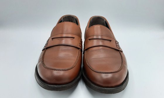 Mocassins en cuir marron de seconde main