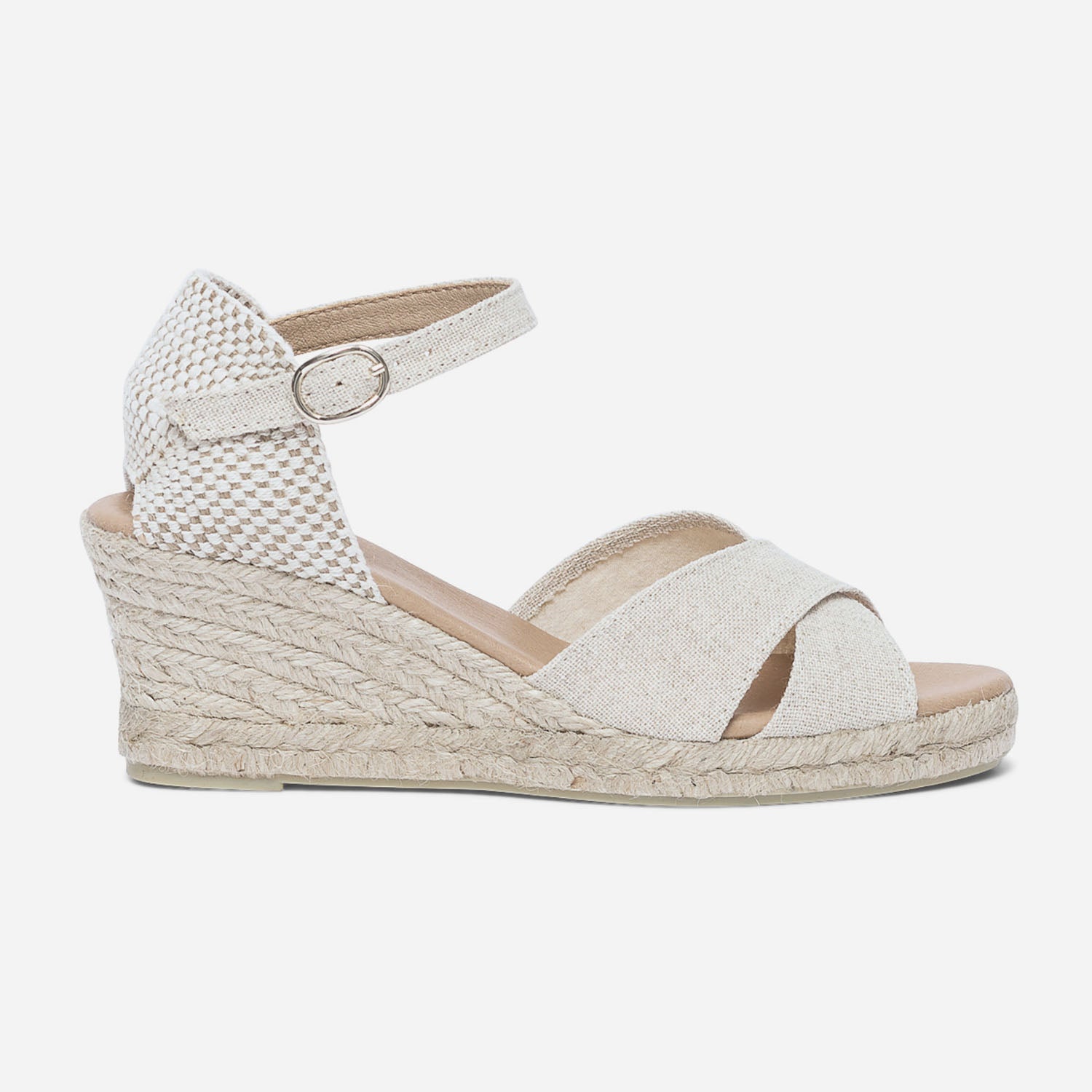 Sandales compensées LORELA Beige