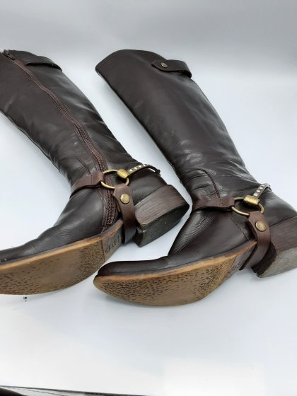 bottes marron