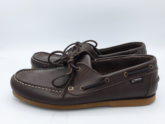 Bateau Cuir marron 45 de seconde main