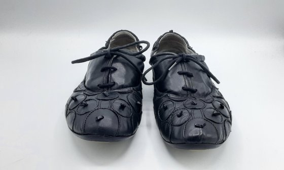 Derbies en cuir noir de seconde main
