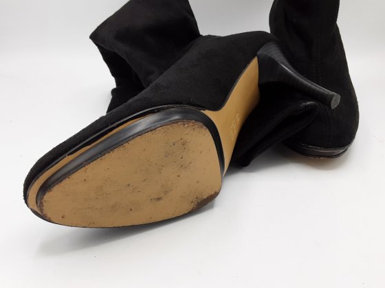 Bottes Cuissarde 39 Elizabeth Stuart Textile Noir de seconde main