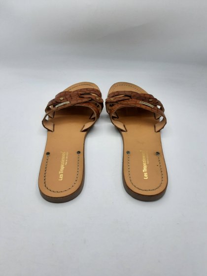 Mules LES TROPEZIENNES camel de seconde main